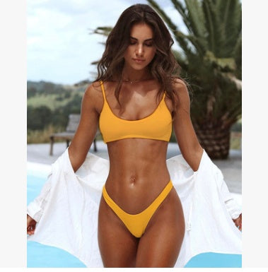 solid color bikini