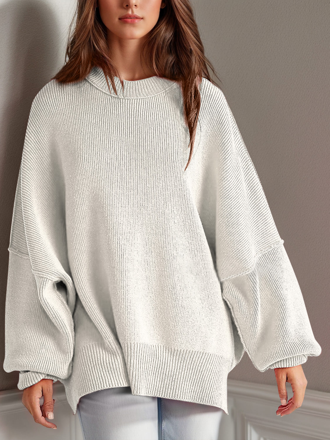 Cozy Chic Side Twist Sweater