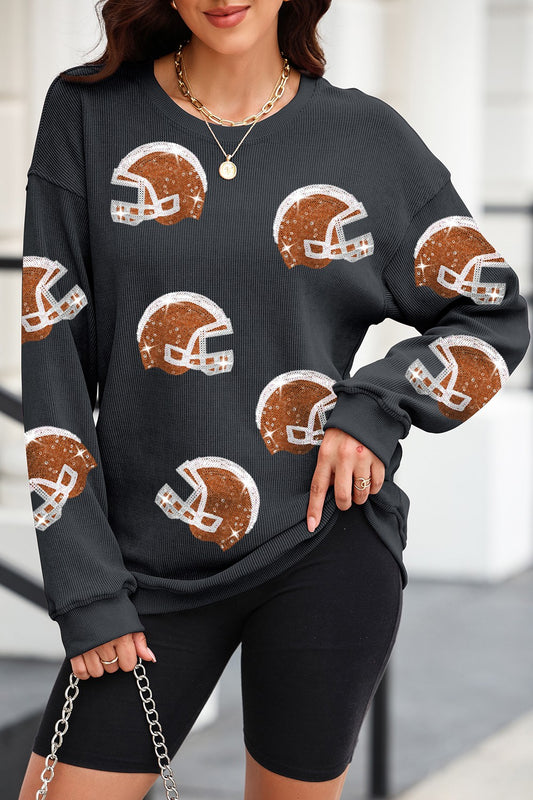 Sparkle Squad Helmet Sweatshirt