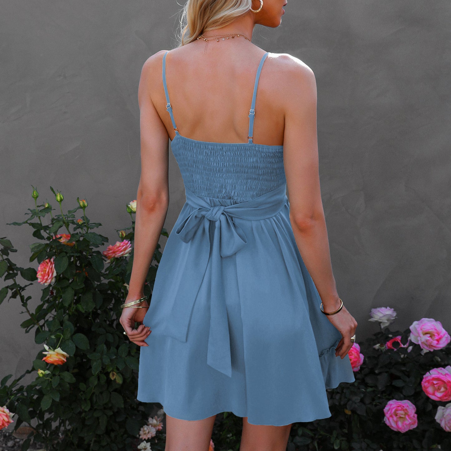 Short Ruffled Dress