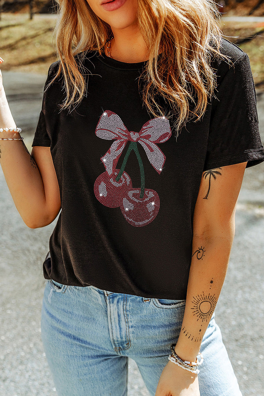 Cherry Bow Pop Tee 🎀 🍒