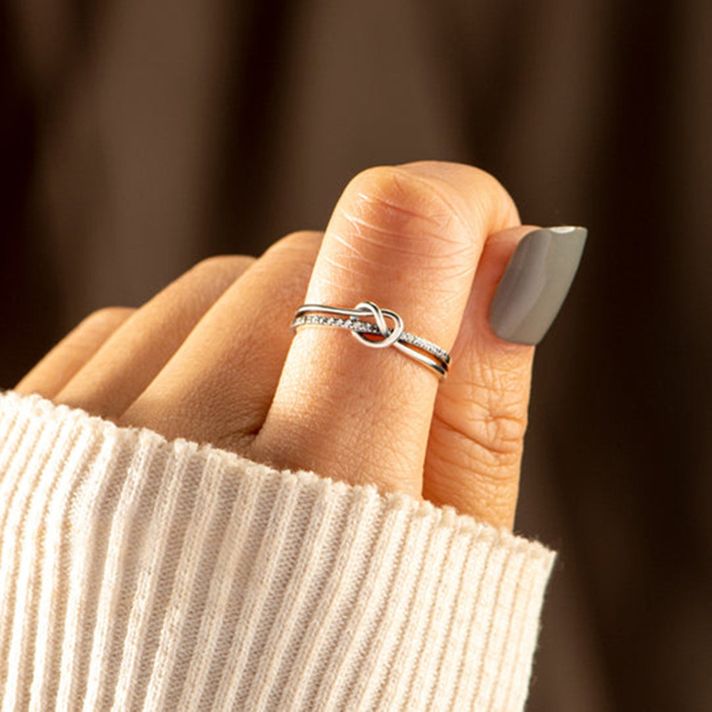 Elegant Twist Ring