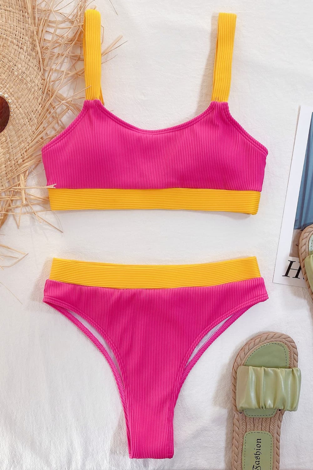 summer vibe two piece swimsuit