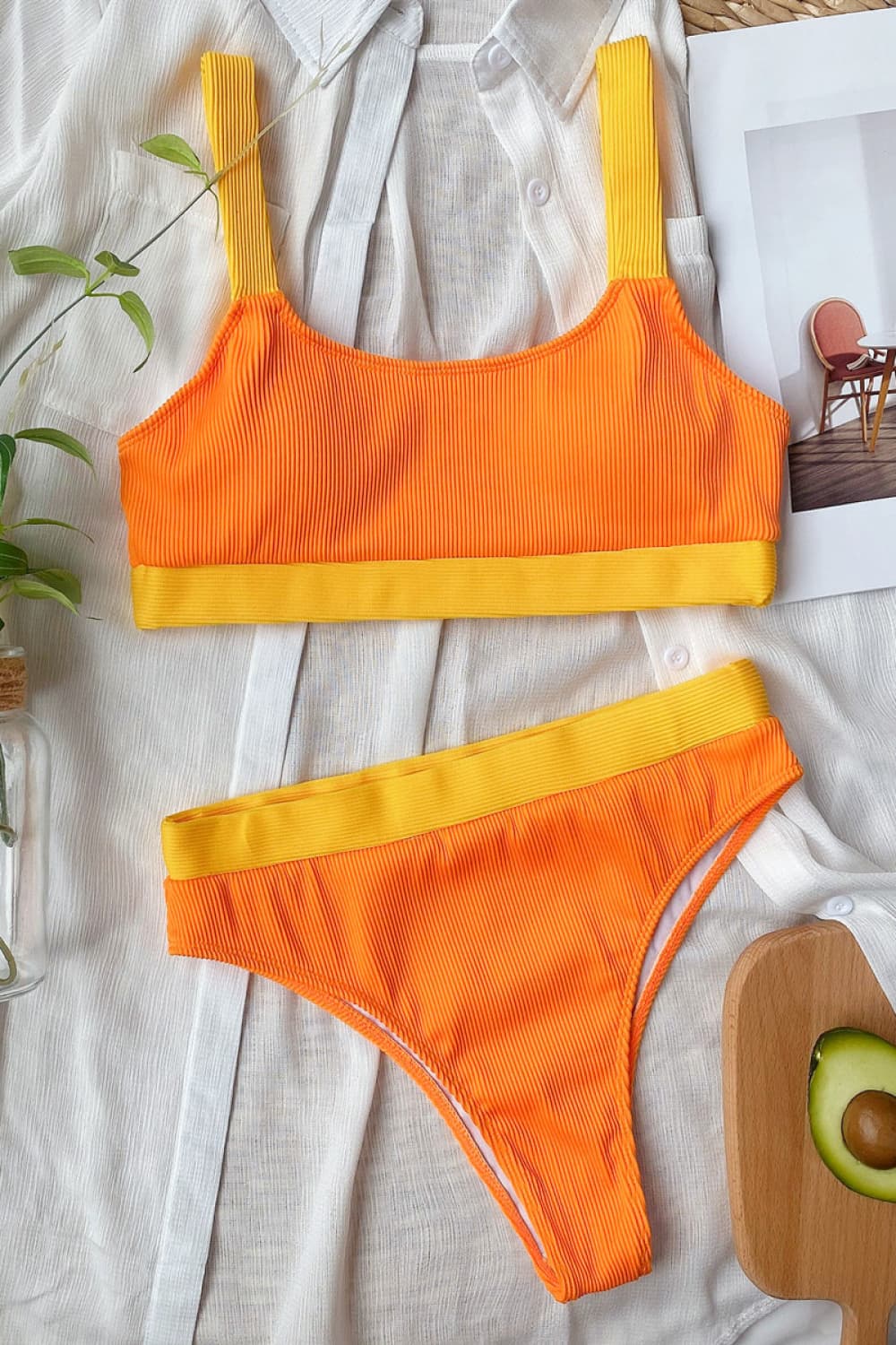 summer vibe two piece swimsuit