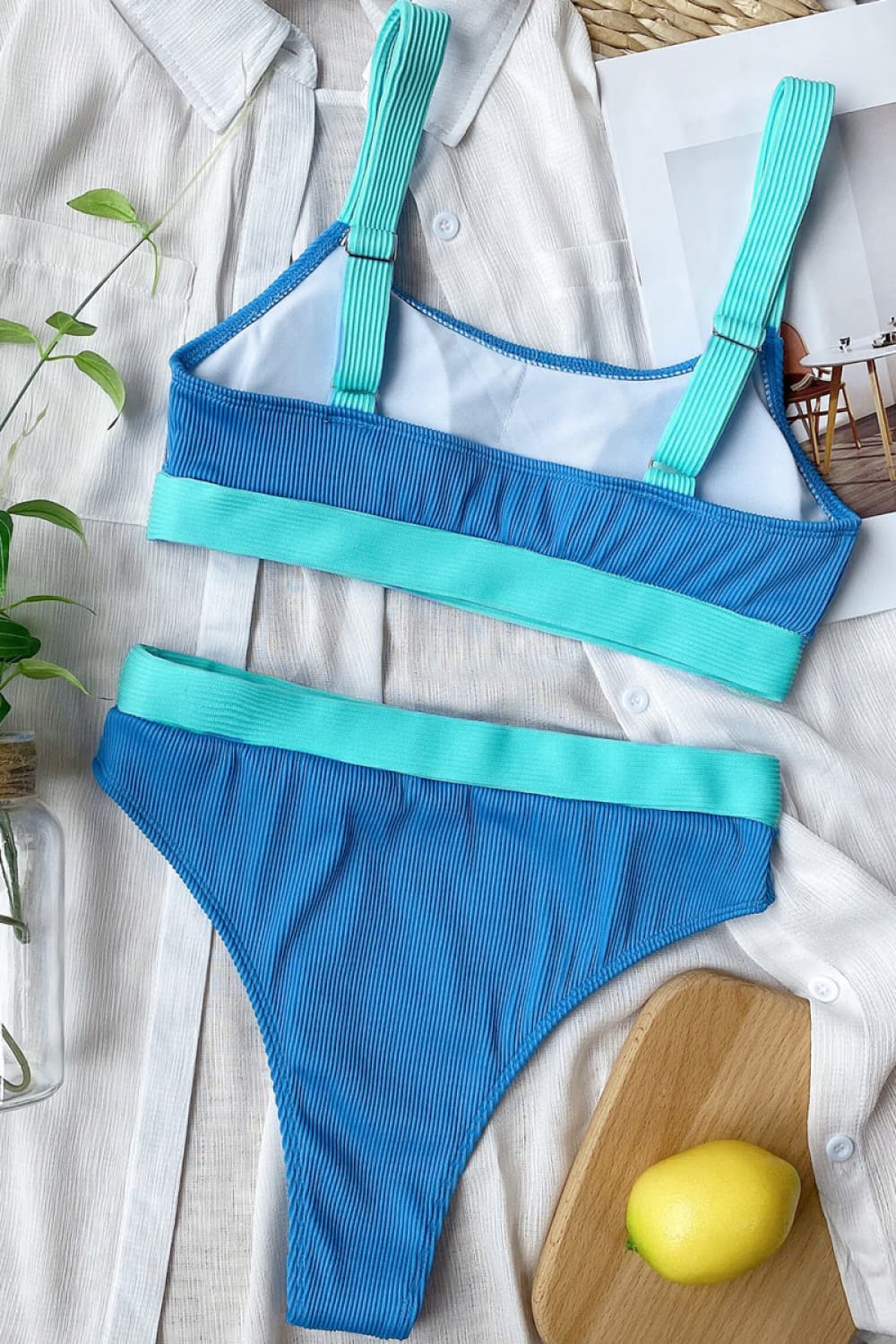 summer vibe two piece swimsuit