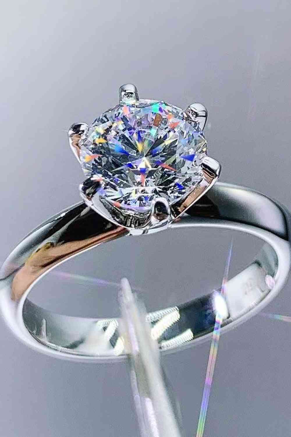 Moissanite Ring