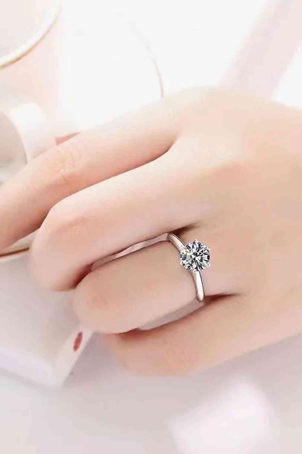 Moissanite Ring